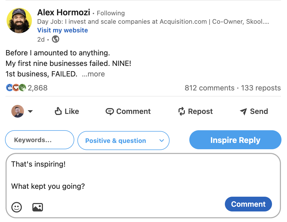 Reply Hunter screenshot